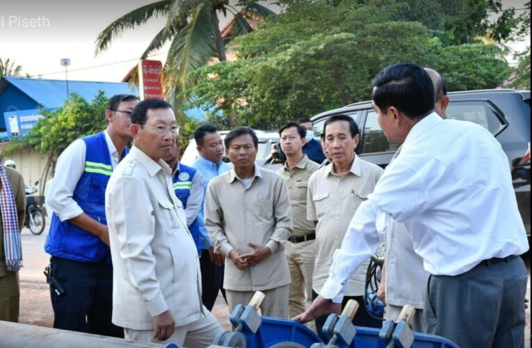 សមិទ្ធផលបណ្ដាញទឹកស្អាតសម្រាប់ប្រើប្រាស់នៅតំបន់ពាក់ស្នែង និងរុនតែឯក ខ្លះរួចរាល់ ១០០% ខ្លះកំពុងបន្តដំណើរការ…