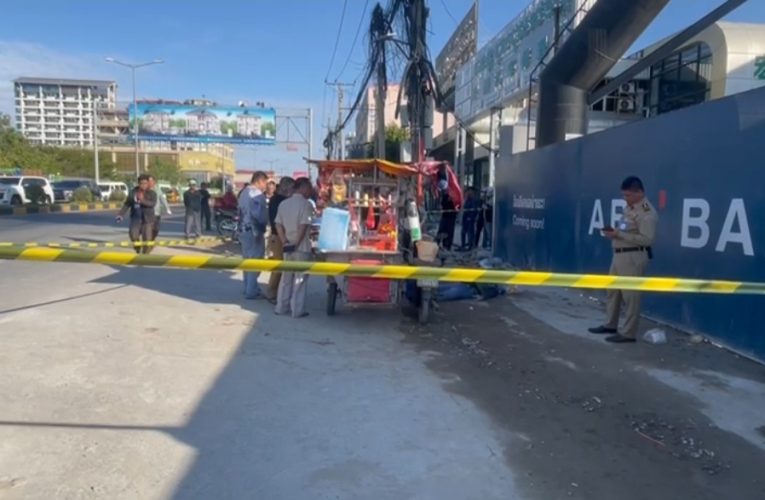 សង្ស័យជាករណីឃា-តកម្មស្ត្រីអ្នកលក់ភេសជ្ជៈម្នាក់ត្រូវបានប្រទះឃើញដេកស្លា-ប់នៅស្តុបណតប្រីត….